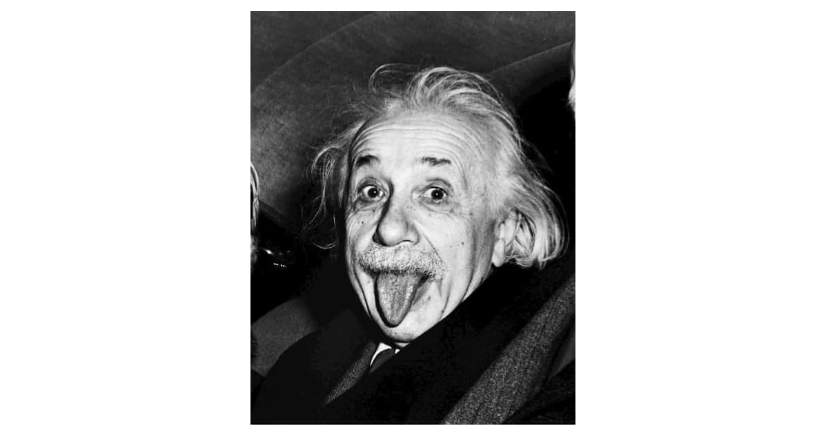 Arthur Sasse: Albert Einsteins rausgestreckte Zunge